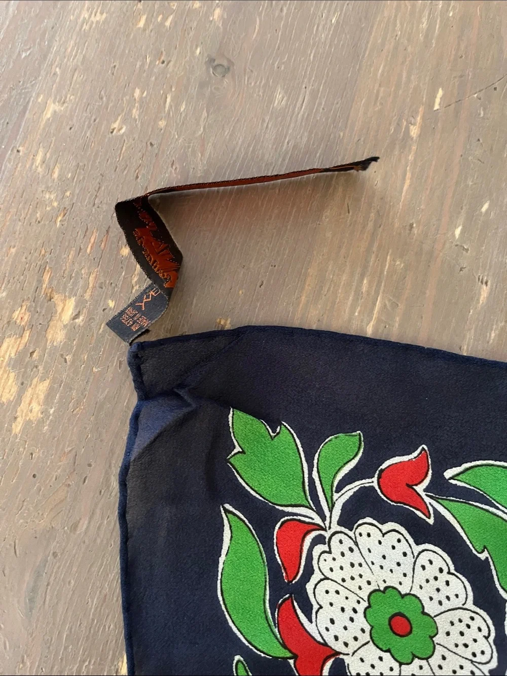 Yves Saint Laurent Vintage 100% Silk Scarf